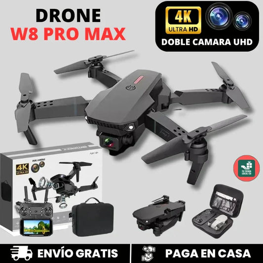 NUEVO DRONE  W8 PRO MAX 2025 CON INTELIGENCIA ARTIFICIAL - REGALO SORPRESA